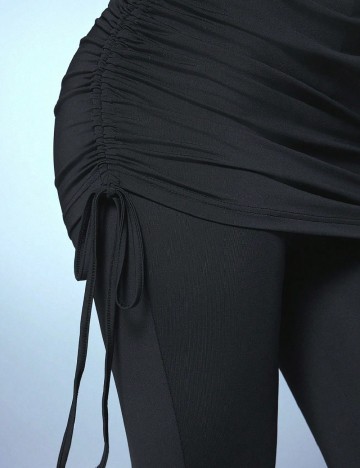Colanti trei sferturi SHEIN, negru