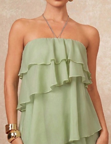 Rochie lunga SHEIN, verde