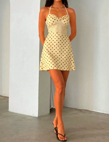 Rochie scurta SHEIN, galben
