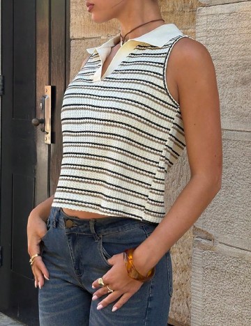 Top SHEIN, crem