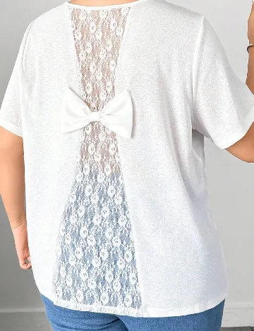 Tricou SHEIN CURVE, alb