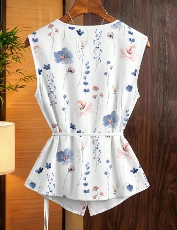 Bluza SHEIN CURVE, alb