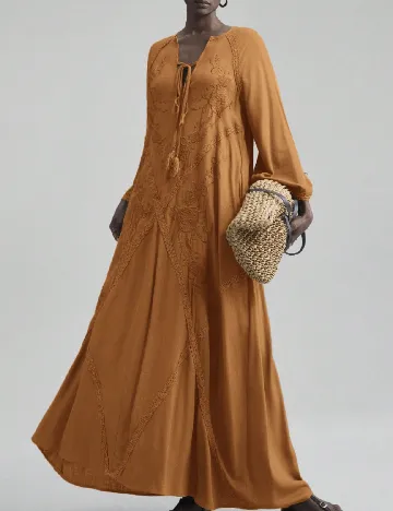 Rochie lunga SHEIN, maro