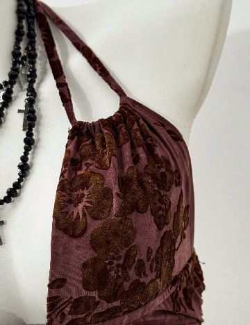 Rochie scurta SHEIN, grena