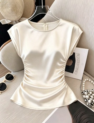 Bluza SHEIN CURVE, alb