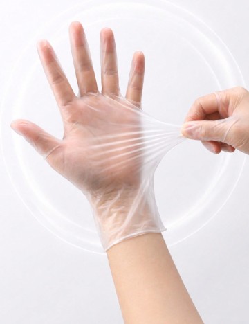 Set manusi, 100 bucati SHEIN, transparent