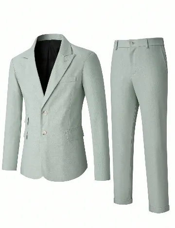 Costum SHEIN, verde deschis