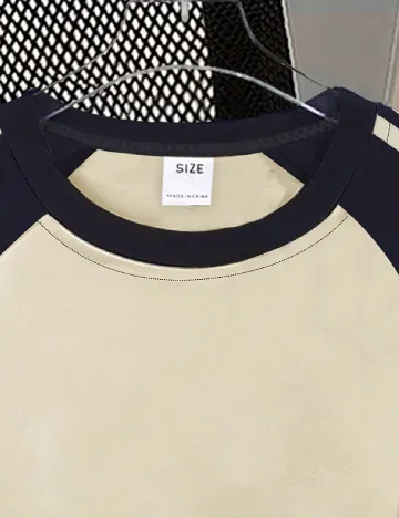 Tricou Shein Kids, bej