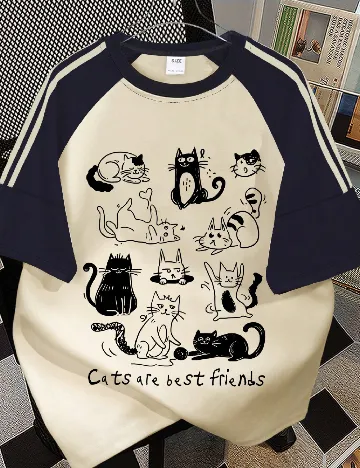Tricou Shein Kids, bej