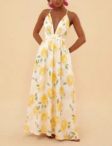 Rochie lunga SHEIN, floral print