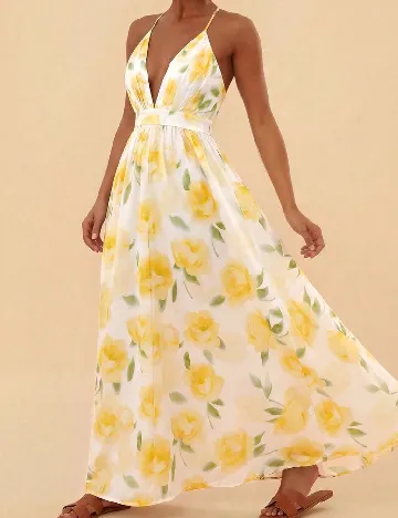 Rochie lunga SHEIN, floral print