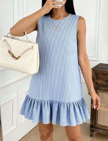Rochie Shein Kids, alb/albastru