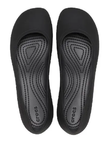 Balerini Crocs, negru