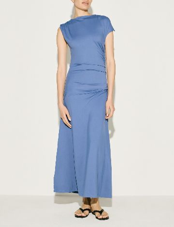 Rochie lunga KSTM, albastru