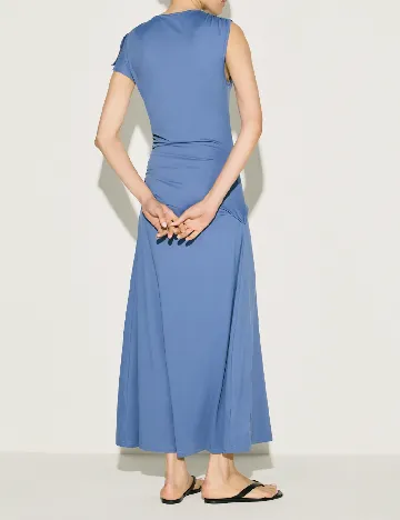 Rochie lunga KSTM, albastru
