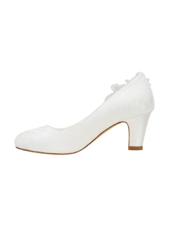 Pantofi Emily Bridal, alb