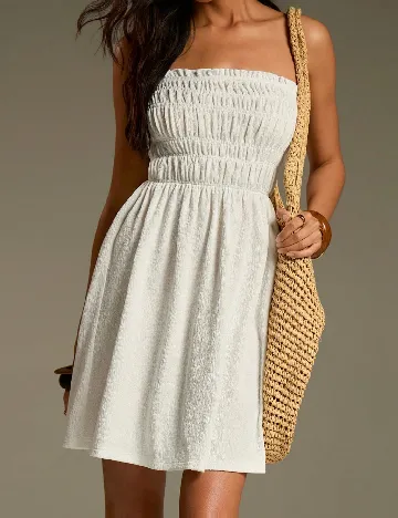 Rochie scurta SHEIN, alb