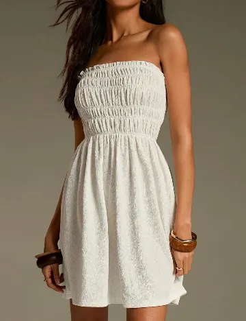 Rochie scurta SHEIN, alb