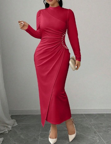 Rochie lunga SHEIN CURVE, rosu