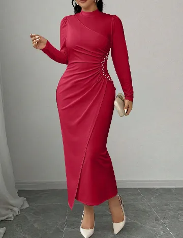 Rochie lunga SHEIN CURVE, rosu