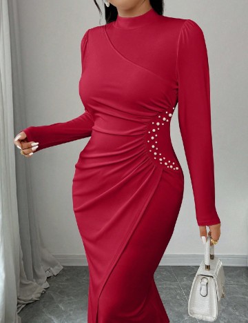 Rochie lunga SHEIN CURVE, rosu