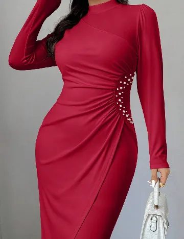 Rochie lunga SHEIN CURVE, rosu