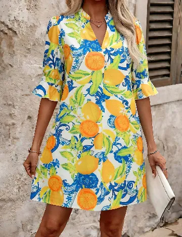 Rochie scurta SHEIN CURVE, mix culori