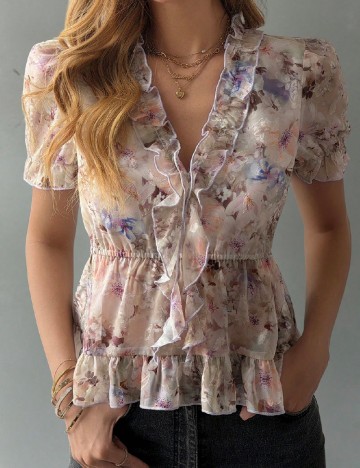 Bluza Dazy, floral print