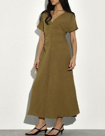 Rochie lunga KSTM, verde