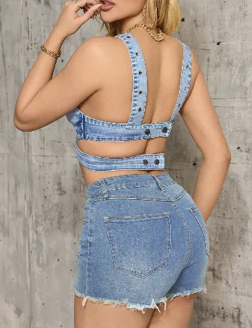 Top SHEIN, albastru