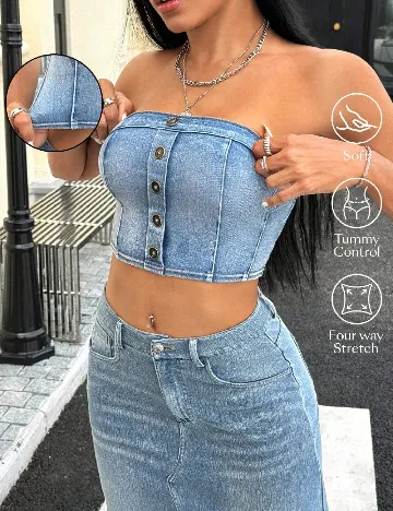 Top SHEIN, albastru