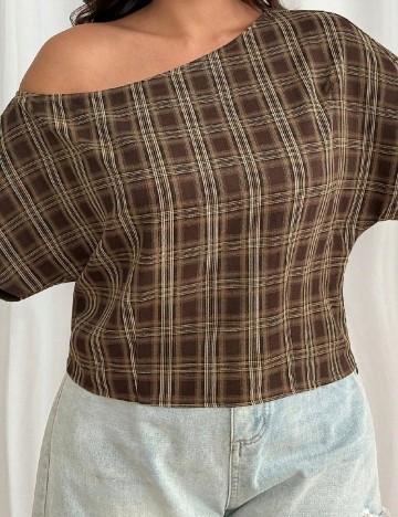 Top SHEIN CURVE, maro