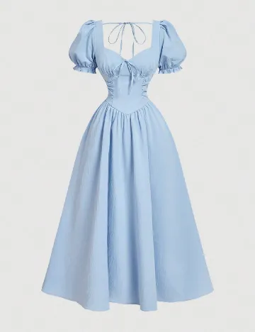 Rochie lunga SHEIN CURVE, bleu