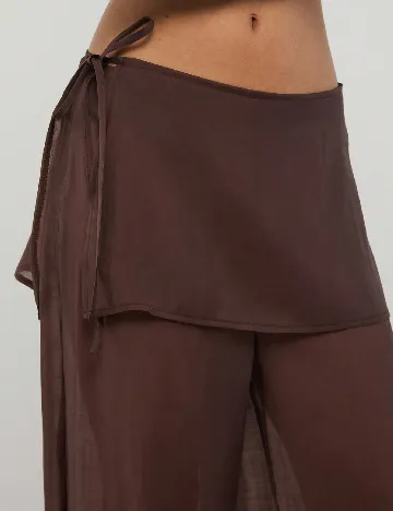 Pantaloni SHEIN, maro