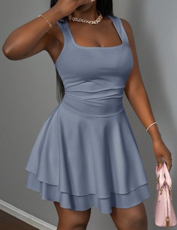 Rochie scurta SHEIN, albastru