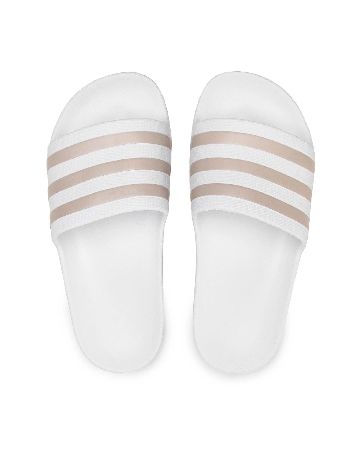 Slapi Adidas, alb