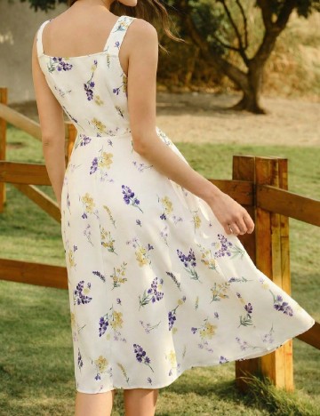 Rochie medie SHEIN, alb