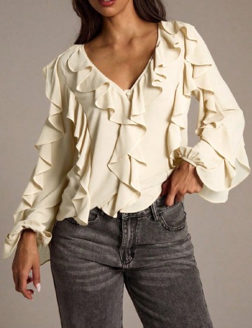 Bluza SHEIN, ecru
