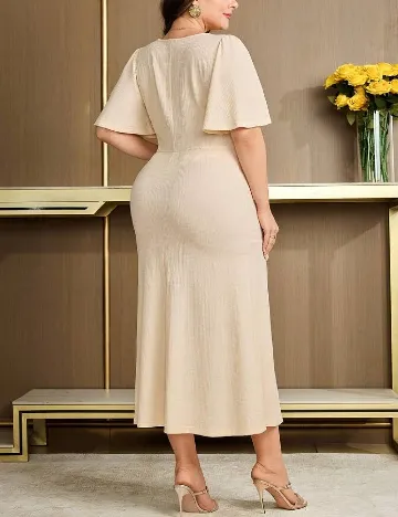 Rochie lunga SHEIN CURVE, crem