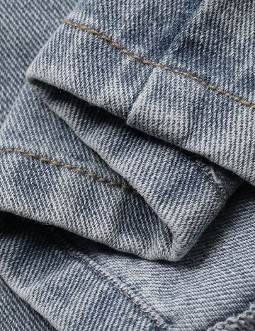 Pantaloni trei sferturi SHEIN, albastru
