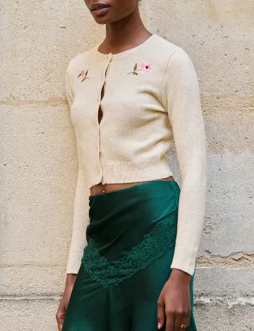 Cardigan SHEIN, crem