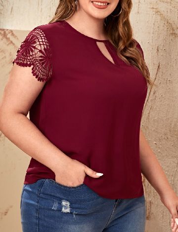 Bluza SHEIN CURVE, rosu