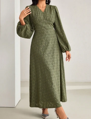 Rochie lunga SHEIN, verde