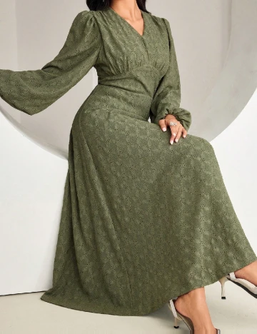 Rochie lunga SHEIN, verde