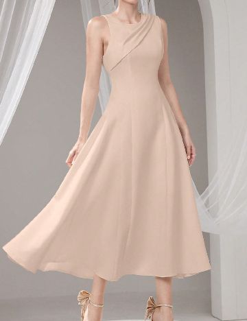 Rochie lunga SHEIN, crem