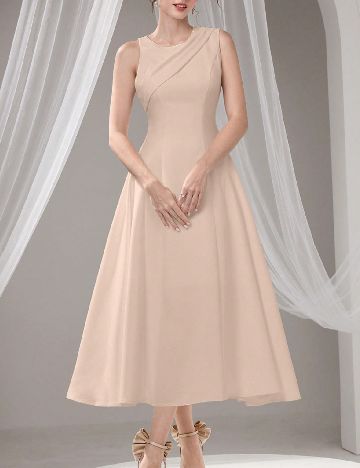 Rochie lunga SHEIN, crem