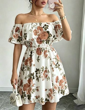 Rochie scurta SHEIN, alb