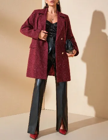 Sacou Oversize SHEIN, grena