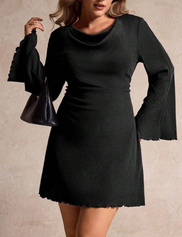 Rochie scurta SHEIN CURVE, negru