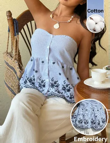 Top SHEIN, albastru